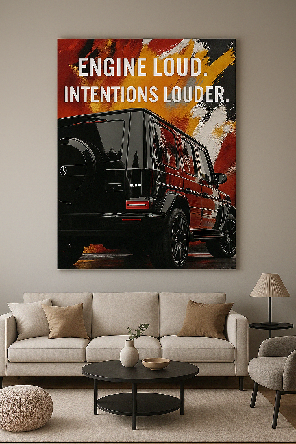 ENGINE LOUD G63 CANVAS