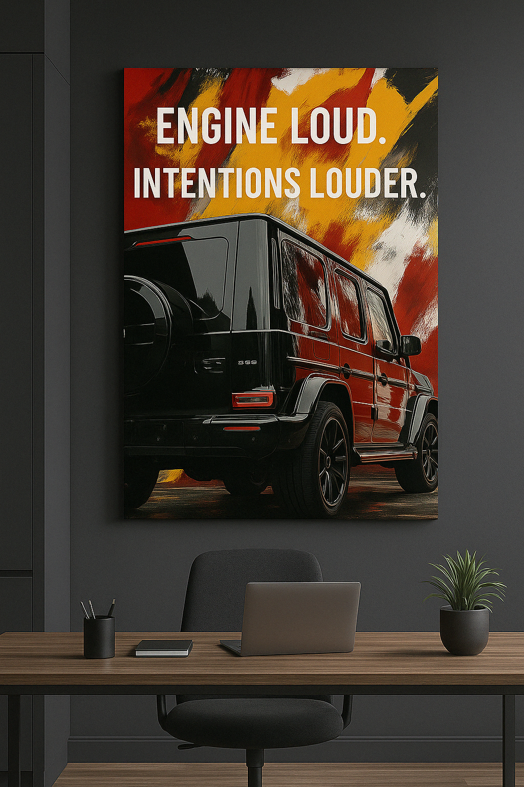 ENGINE LOUD G63 CANVAS