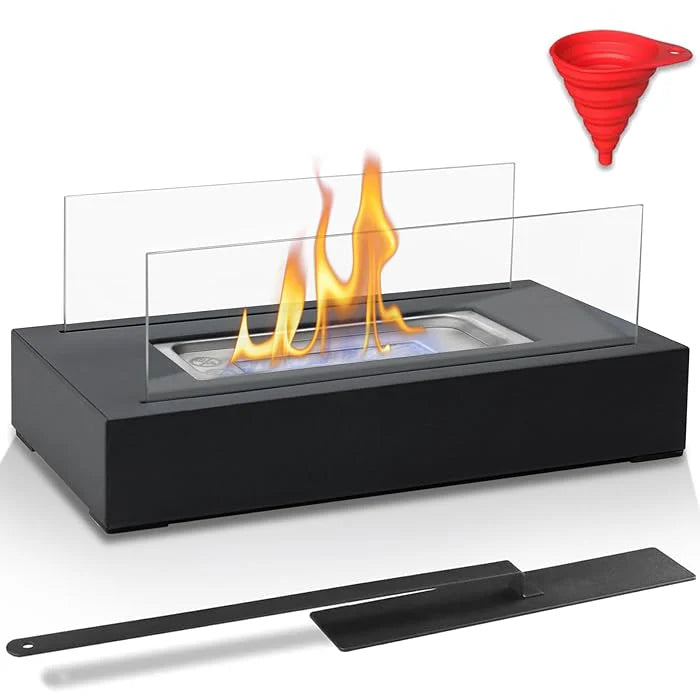 RECTANGULAR TABLE FIREPLACE LAMP