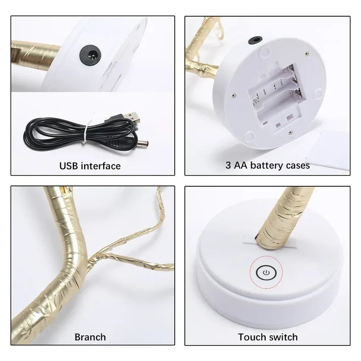 BONSAI TREE NIGHT LAMP TOUCH SWITCH