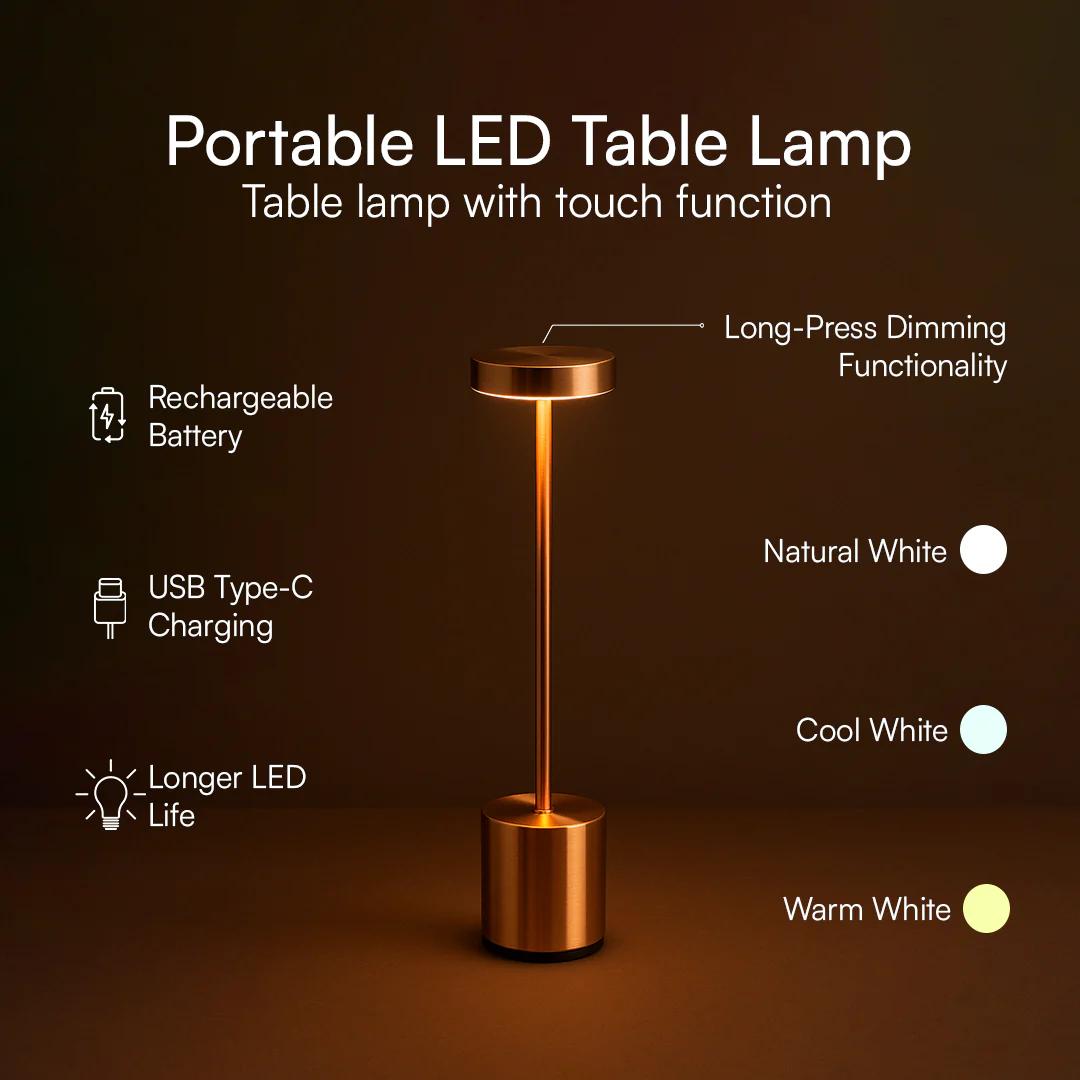 RECHARGEABLE METAL LAMP(YA-16)