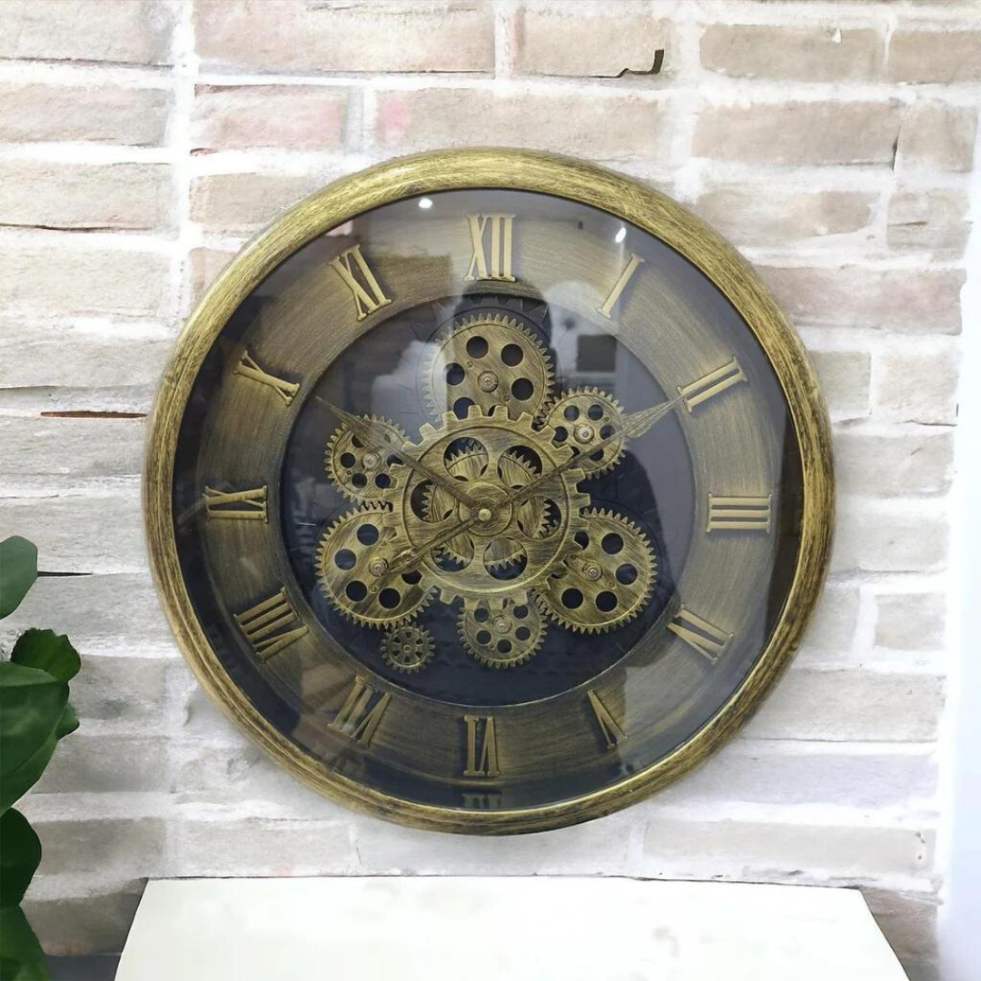 ANTIQUE WALL CLOCK(BROWN)