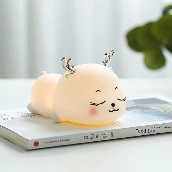 CUTE DEER SILICONE LAMP