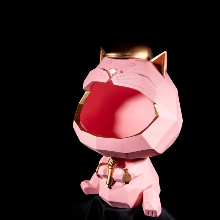 CAT STORAGE STATUE