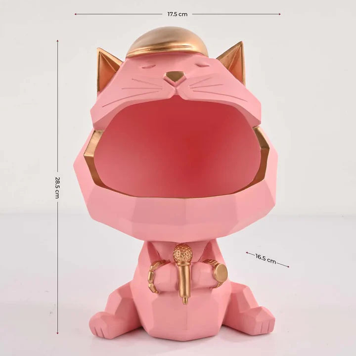 CAT STORAGE STATUE