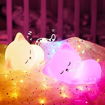 CUTE CAT SILICONE LAMP
