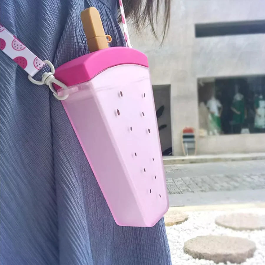 WATERMELON ICECREM SIPPER WITH STRAP AND STICKER