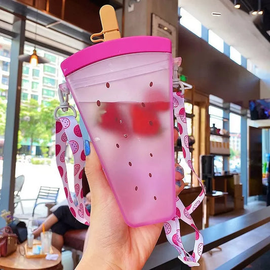 WATERMELON ICECREM SIPPER WITH STRAP AND STICKER
